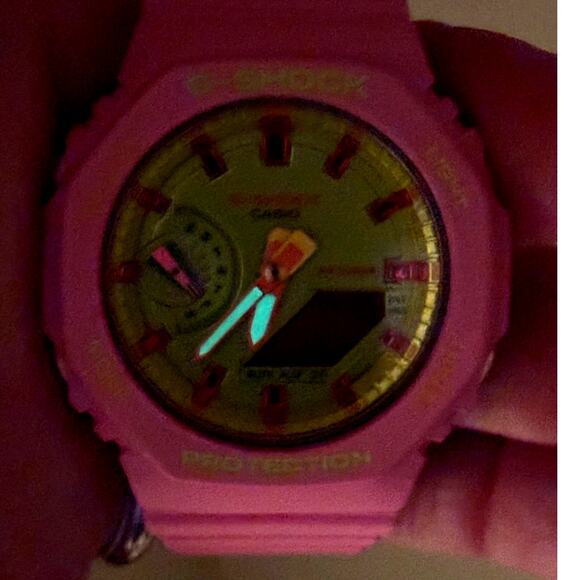 Casio G-Shock GMA-S2100BS-4A Pink Green Analog Digital Women’s Watch main image 2
